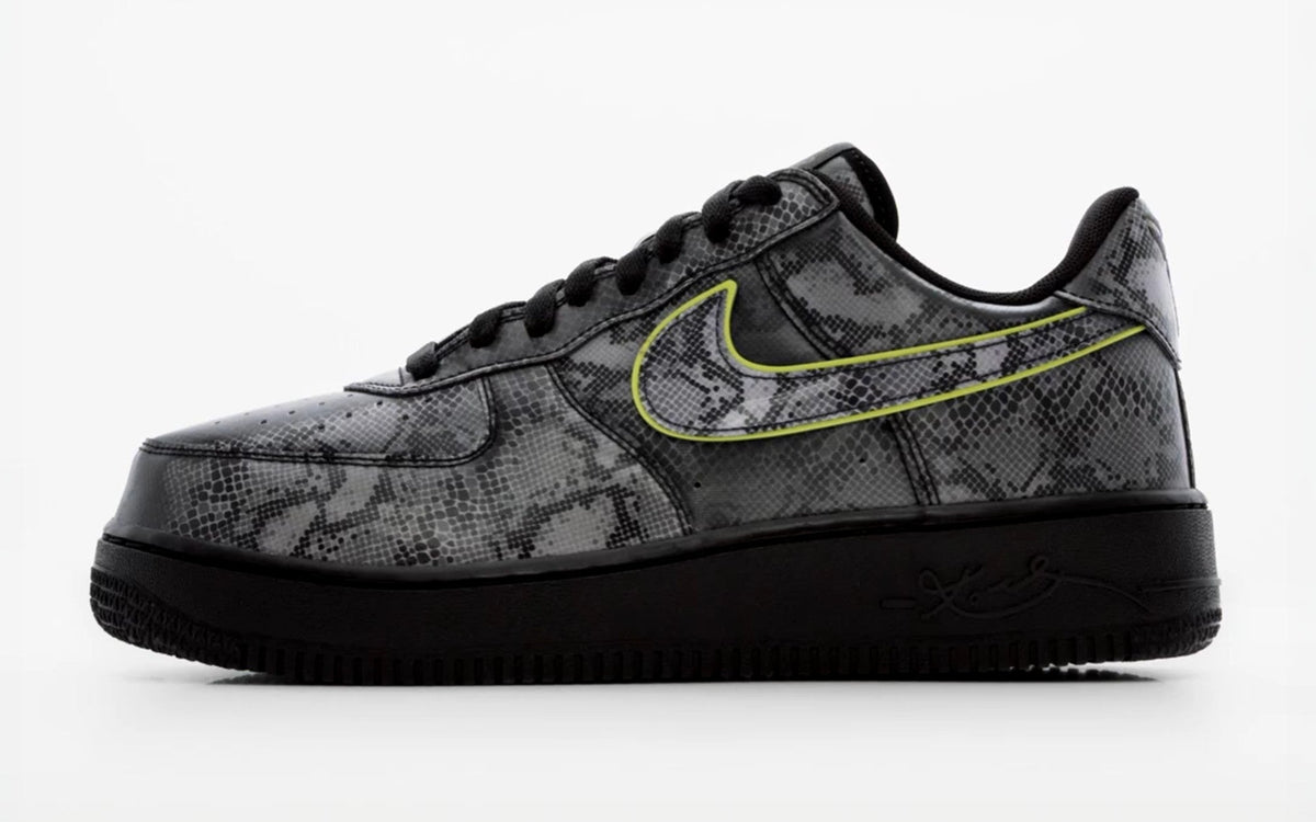 Kobe Bryant x Nike Air Force 1 Protro Lenticular Snakeskin IV4920-001. Image: Nike via House of Heat