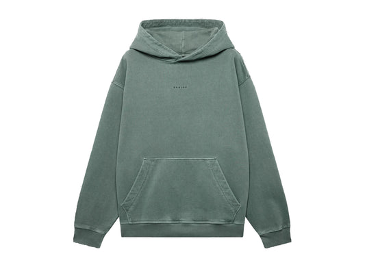 Oakley Echo Mod Embroidered Hoodie in Aviator Green, men's green hoodie