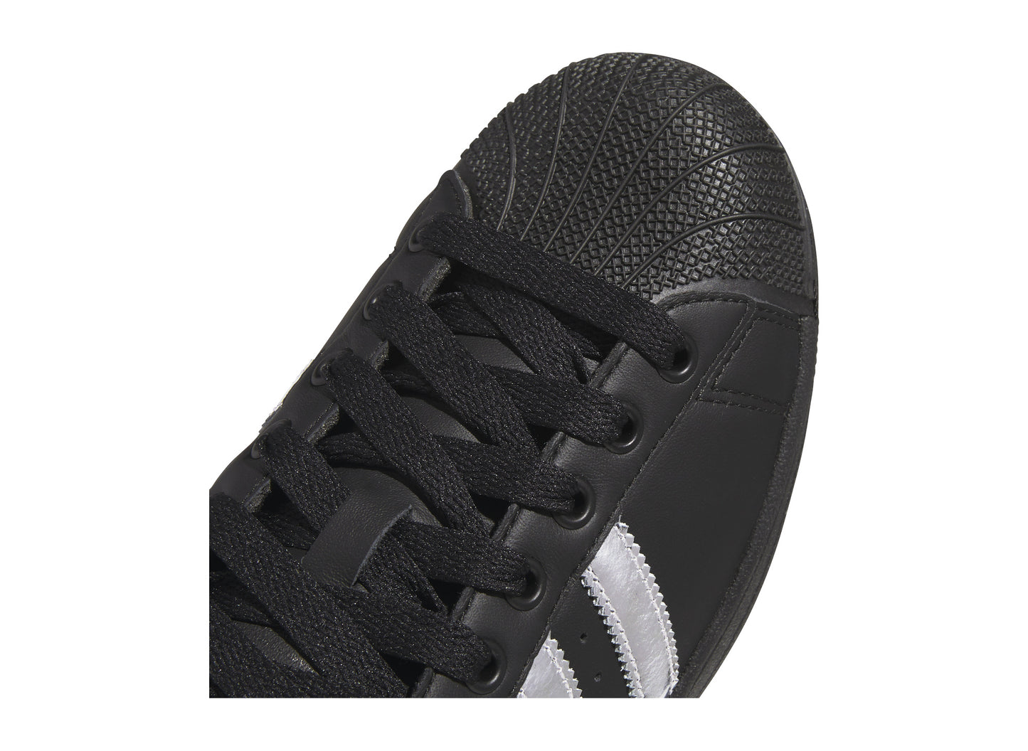 Adidas Superstar II in Core Black / Silver Metallic