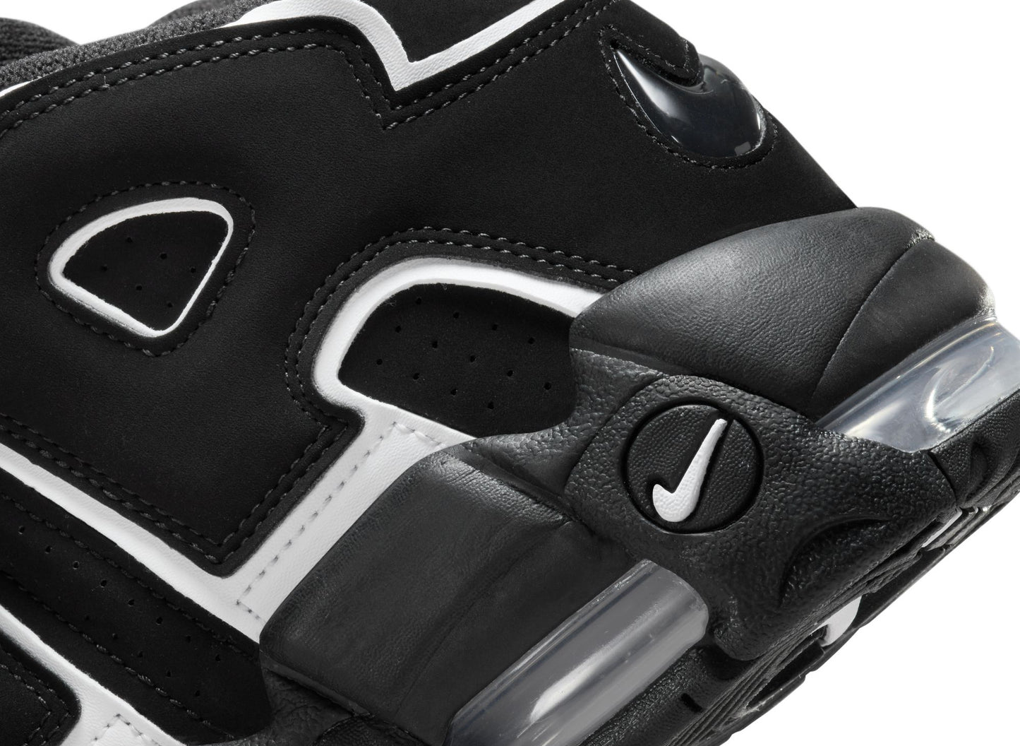 Nike Air More Uptempo '96 in Black / White