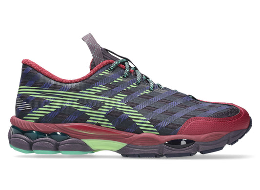 Asics US8-S GEL-SJ33 1203B116.500 Deep Plum / Fresh Grass right side