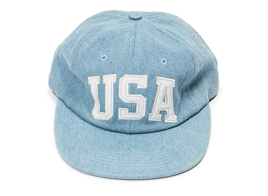 Gorra de 6 paneles de denim HUF USA