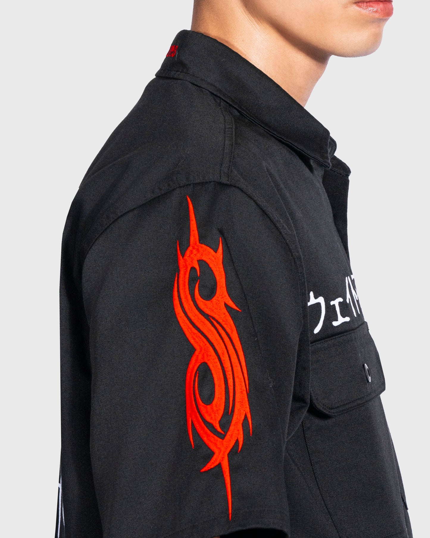 Pleasures x Slipknot Bleed Work Shirt