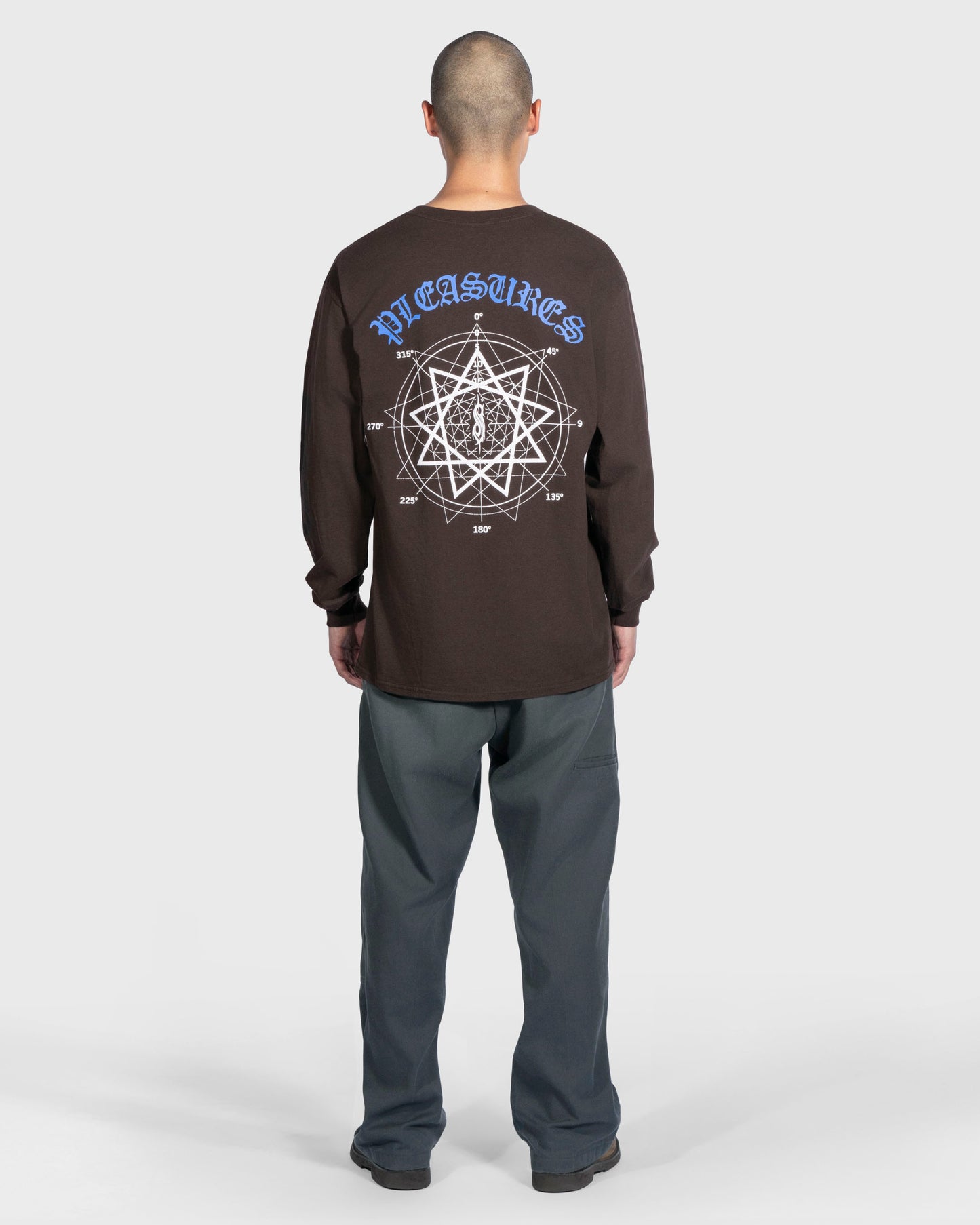 Pleasures x Slipknot Compass Long Sleeve Tee - Damaged