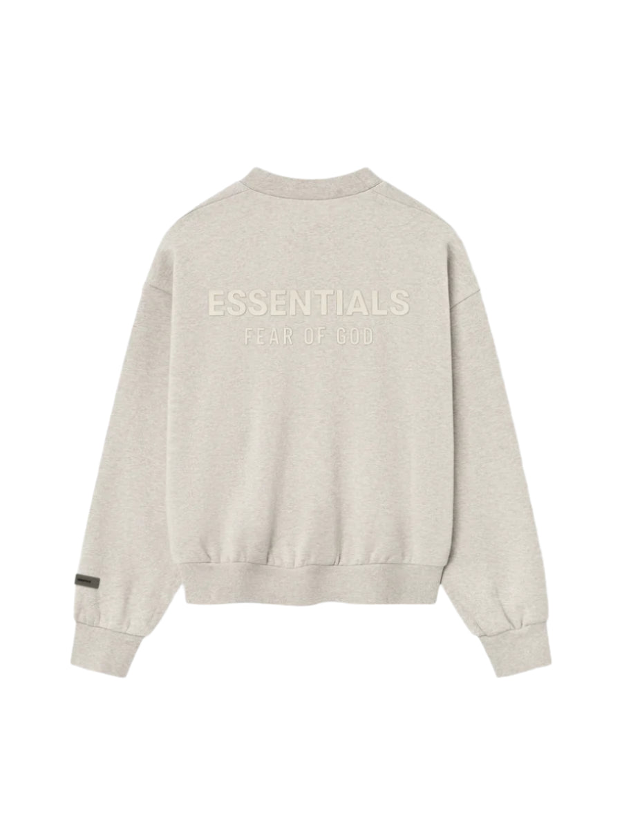 Sudadera Fear of God Essentials de corte clásico de felpa con cuello redondo