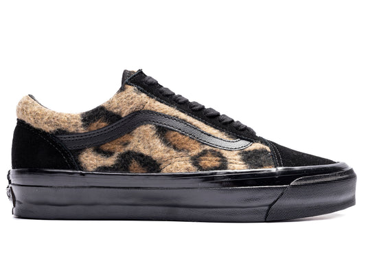 Vans LX Old Skool Leopard in Black / Brown