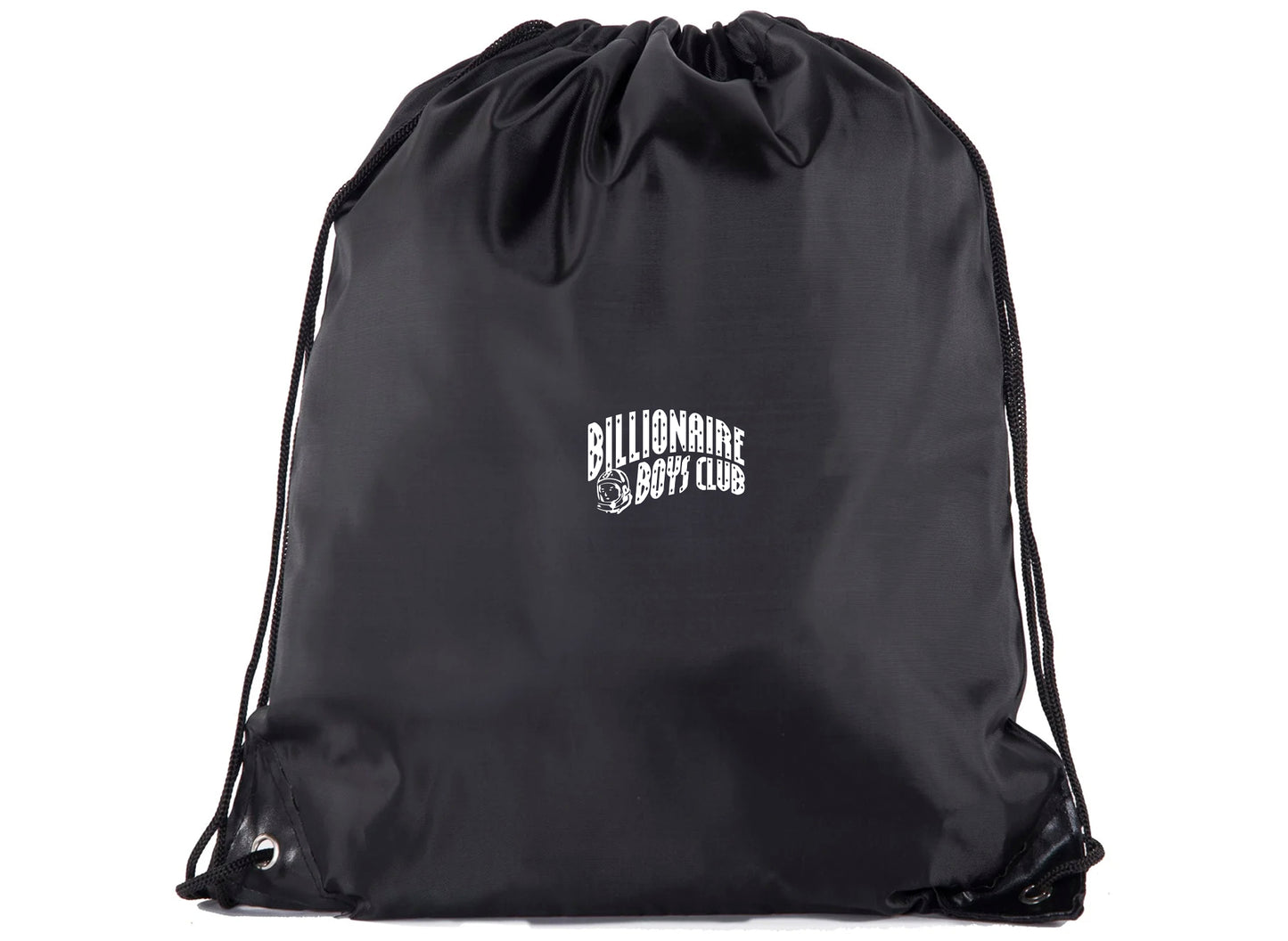 Billionaire Boys Club Drawstring Bag in Black, unisex drawstring bag, view 1