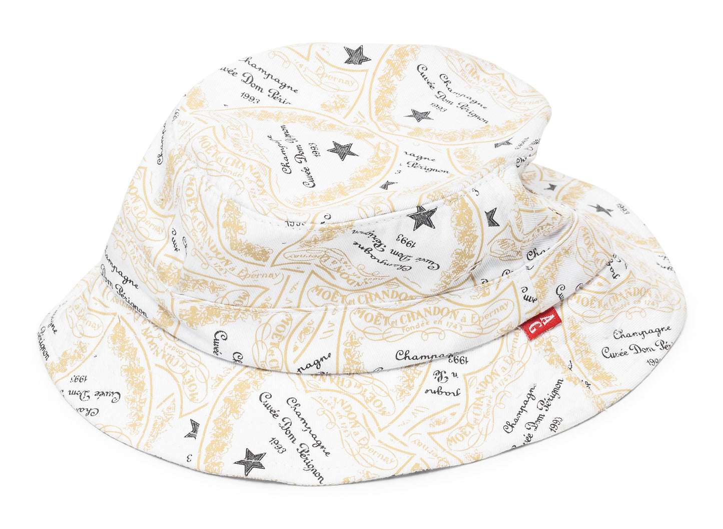 Sombrero de pescador Acapulco Gold Champagne en blanco