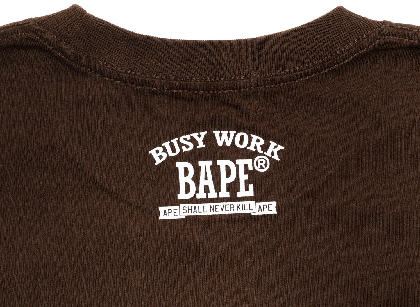 A Bathing Ape Busy Work Langarmshirt