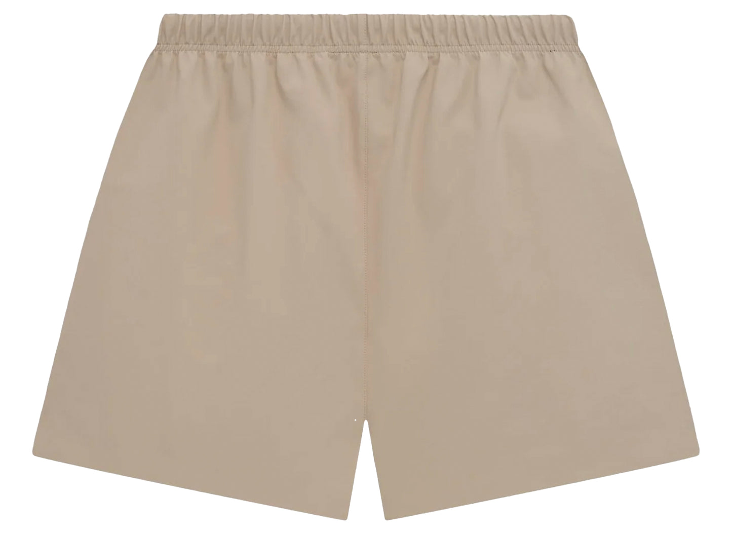 Fear of God Essentials Bonded Nylon Soccer Shorts in Desert Sand