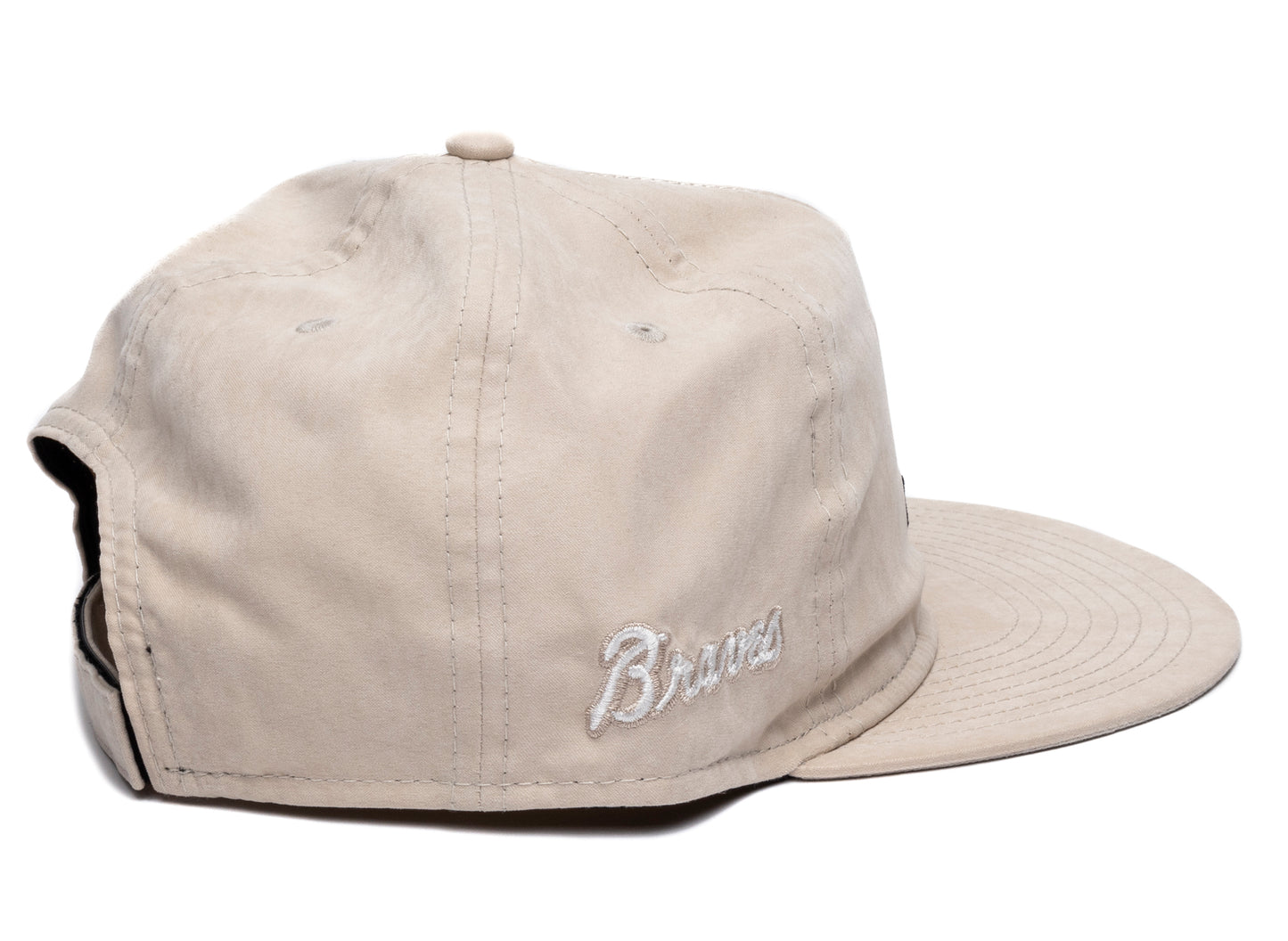 New Era Brushed Nylon Atlanta Braves Hat