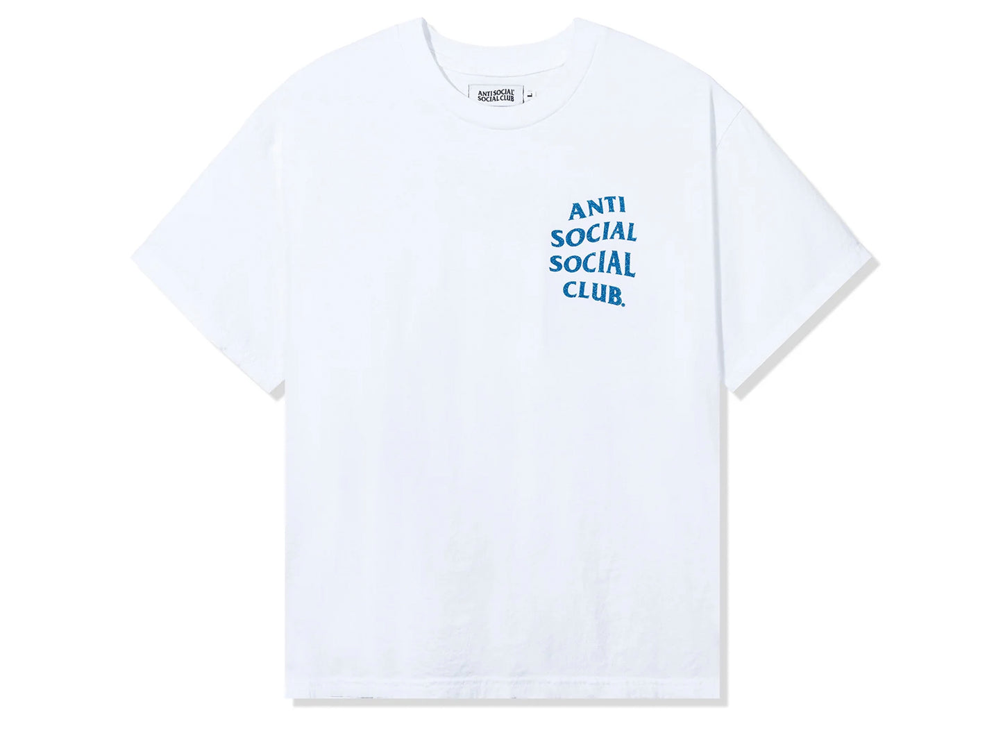 Anti Social Social Club Mind Games Glitter Tee in Weiß