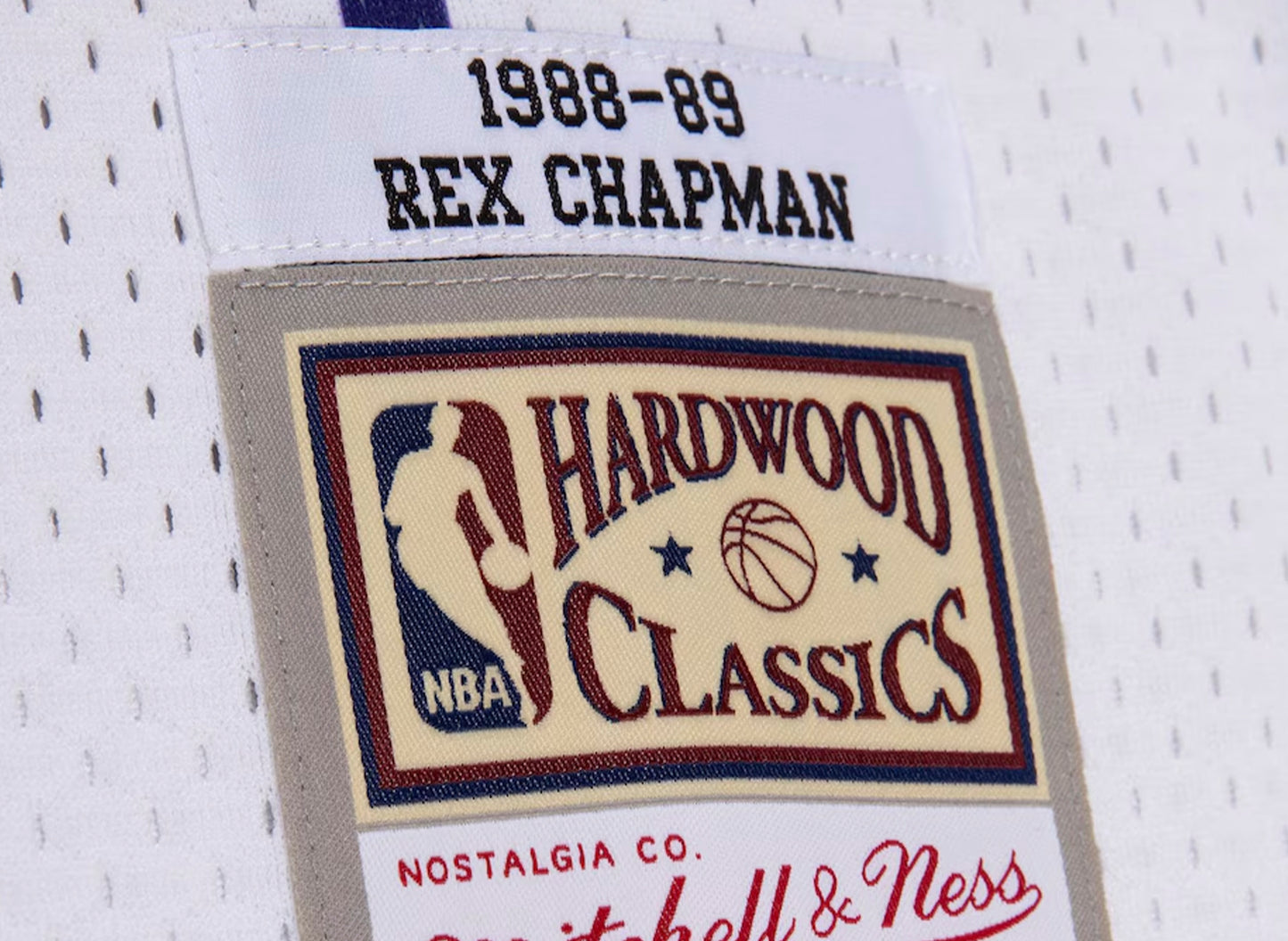 Mitchell & Ness NBA White Jersey Charlotte Hornets 1988 Rex Chapman