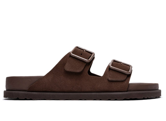 Birkenstock 1774 Arizona Wildleder/Leder in Carafe