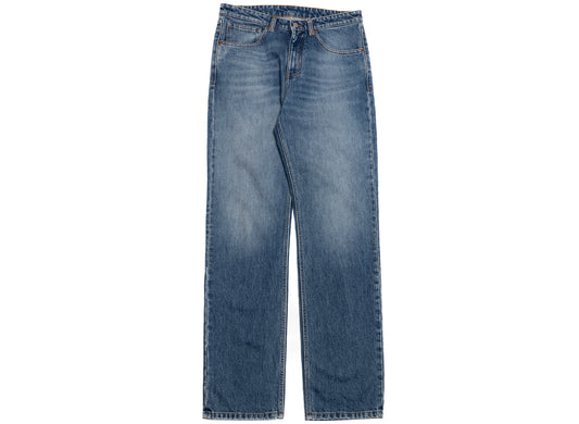 MM6 Maison Margiela Straight-Leg Denim Jeans in Blue, front view