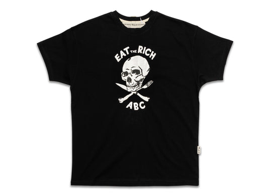 Advisory Board Crystals Abc. Skull S/S Tee in Schwarz