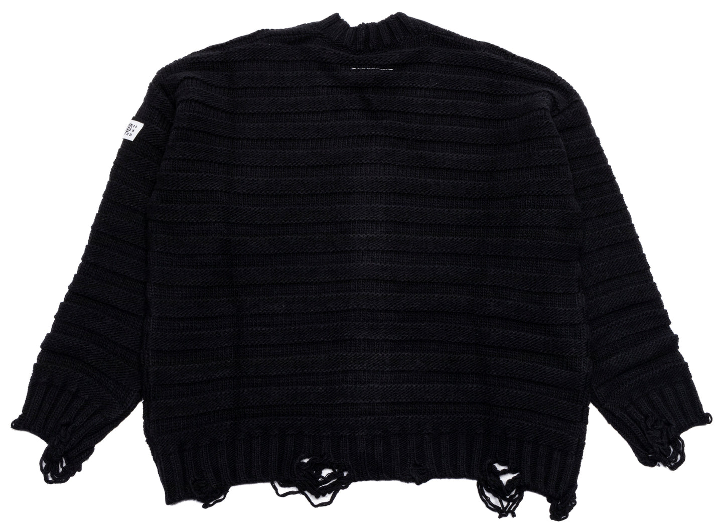 Cárdigan de punto desgastado MM6 de Maison Margiela