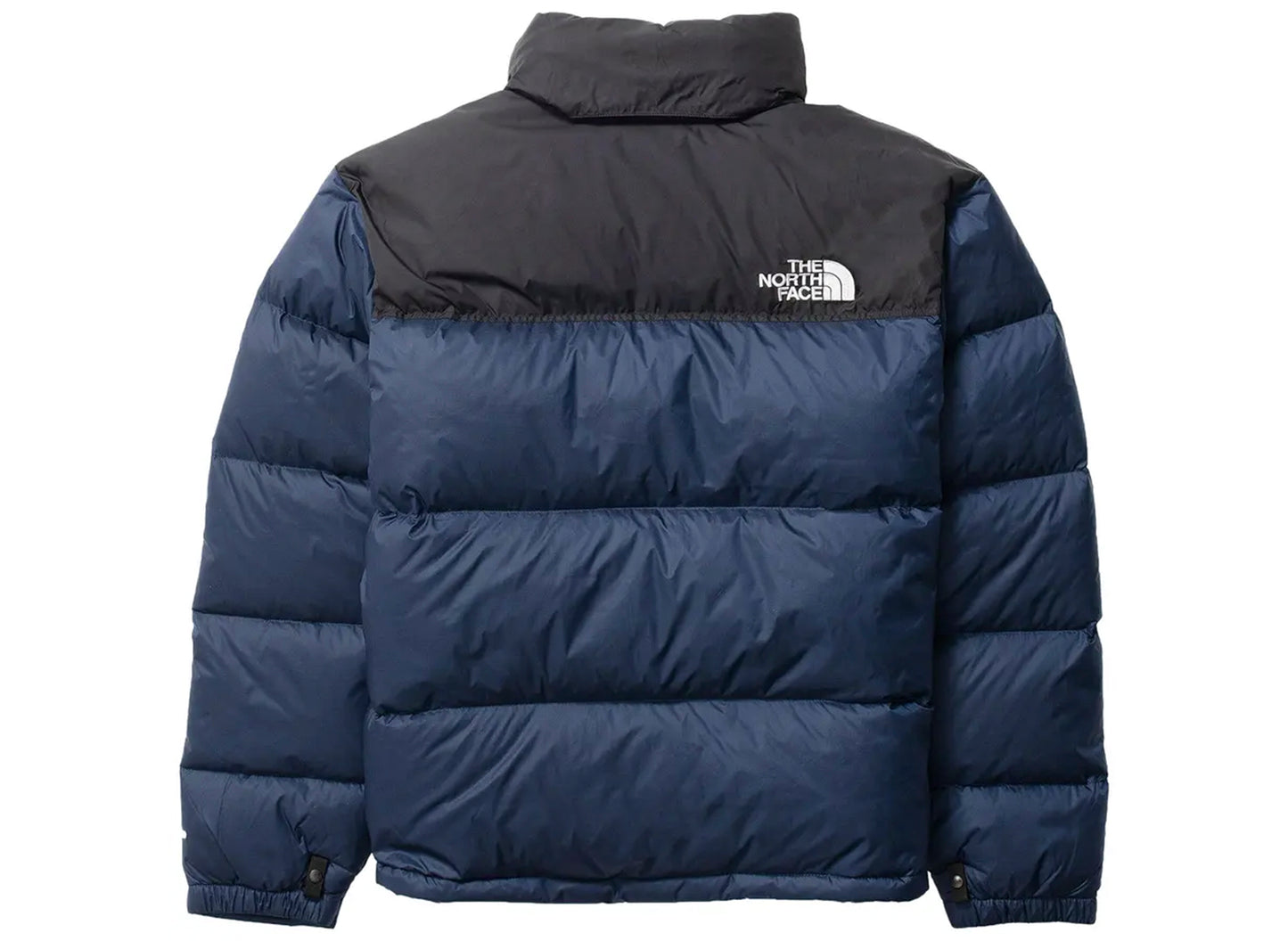 The North Face 1996 Retro Nuptse Jacket in Summit Navy and TNF Black, men's jacket, view 2