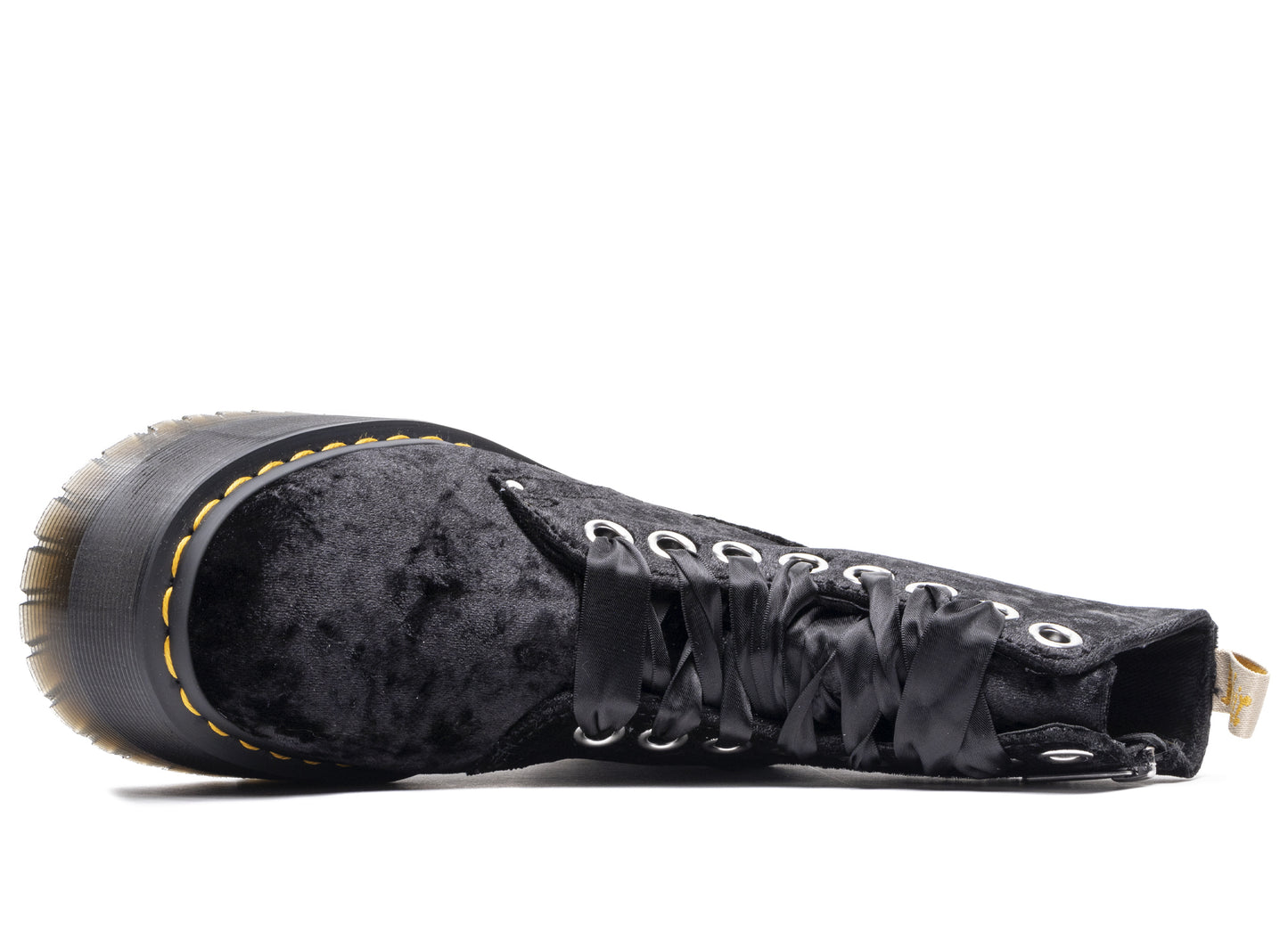 Dr. Martens Damen Vegan Boot Max Crushed Velvet Plateau