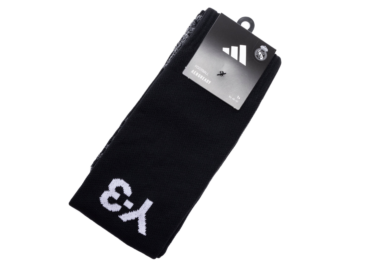 Adidas Y-3 x Real Madrid 23/24 Vierte Socken in Schwarz
