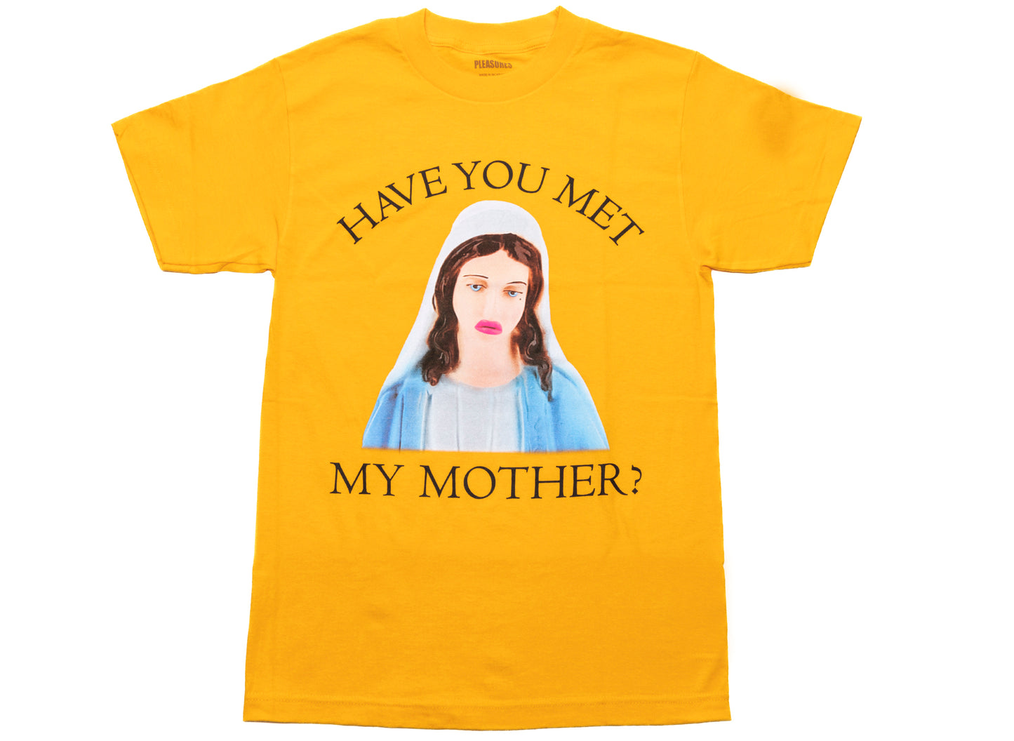 Camiseta Pleasures Mother en dorado