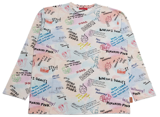 Members Of The Rage Cudi's Colors & Sketches Langarm-T-Shirt