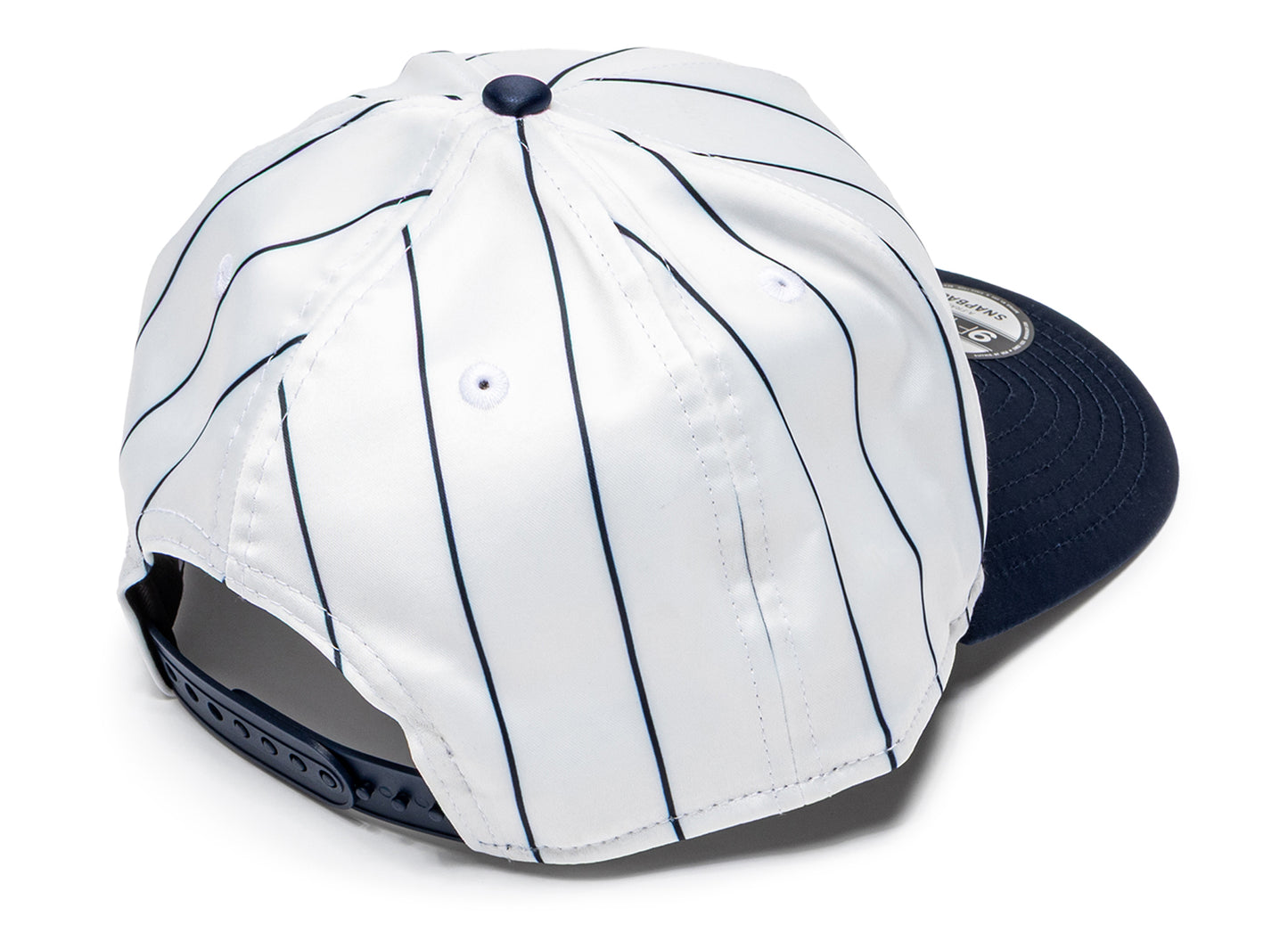 New Era 950AF Satin Pinstripe Atlanta Braves Snapback Cap