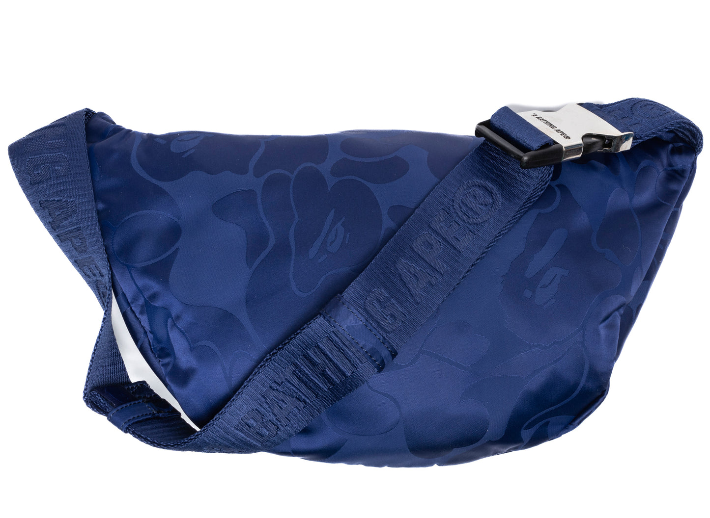A Bathing Ape Tonal Solid Camo Gürteltasche in Navy