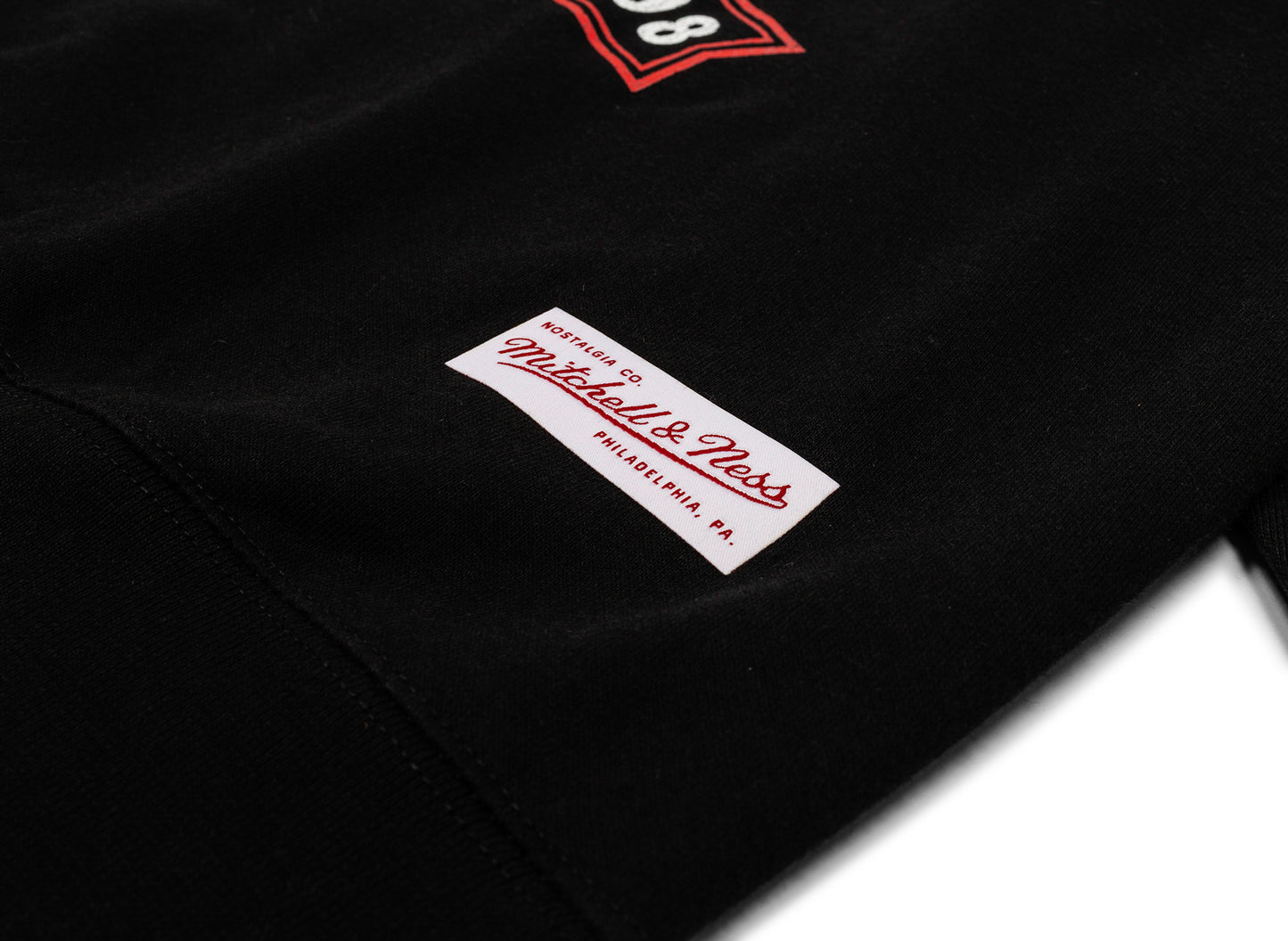 Sudadera de cuello redondo Mitchell & Ness Louisville Cardinals NCAA Baseline