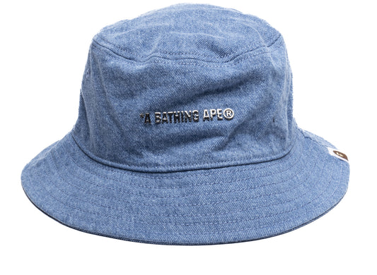 Gorro tipo pescador de denim azul A Bathing Ape