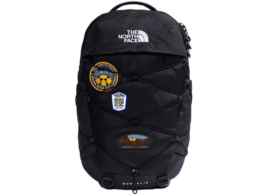 The North Face Borealis Patch Backpack in TNF Black and TNF White, backpack