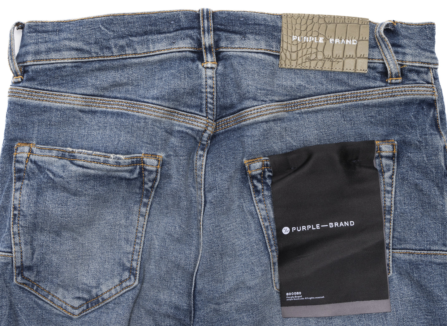 Purple Brand Thrashed Tinted Jeans