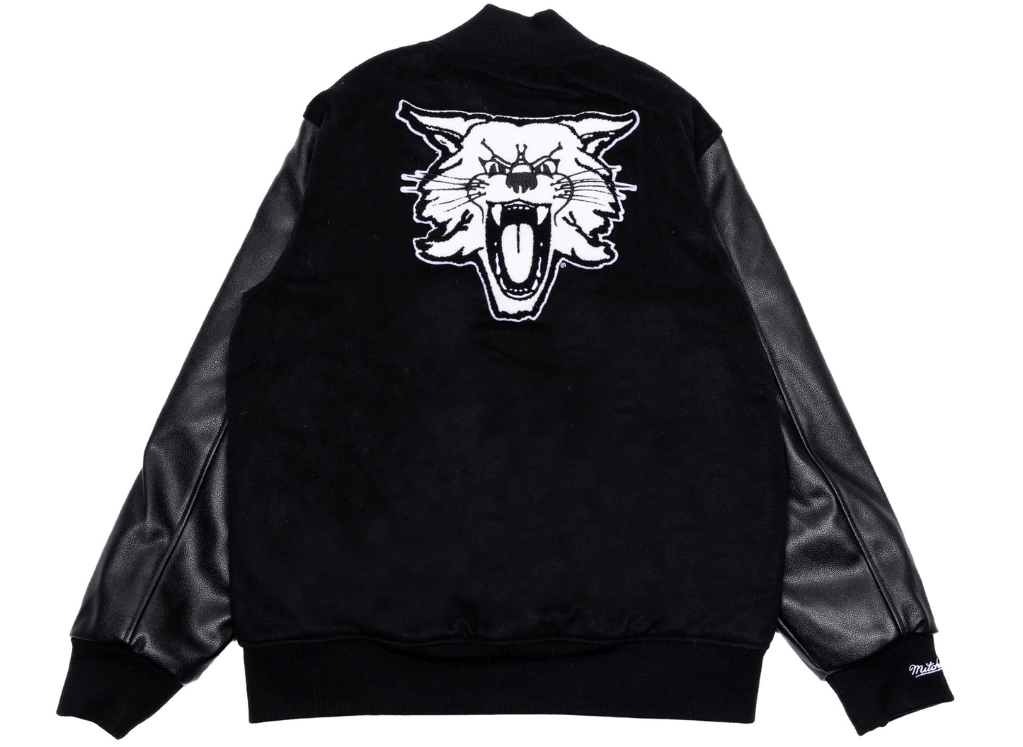 Chaqueta universitaria Mitchell & Ness NCAA Blackout Collection Kentucky Wildcats