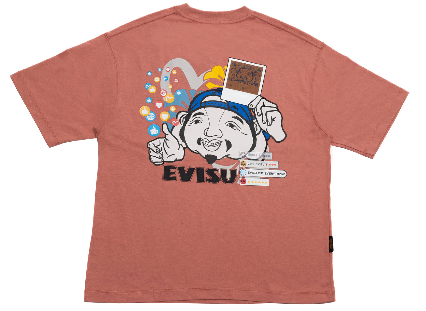 Camiseta Evisu Media de punto