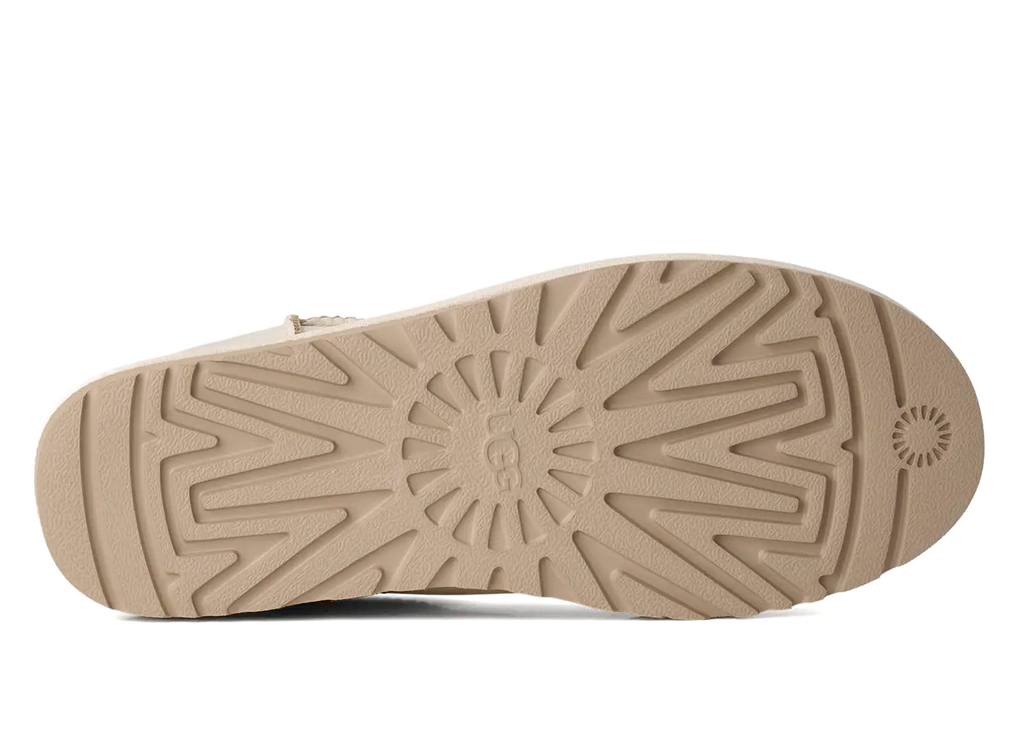 Ugg Classic Ultra Mini Contrast in Jasmine / White Pepper