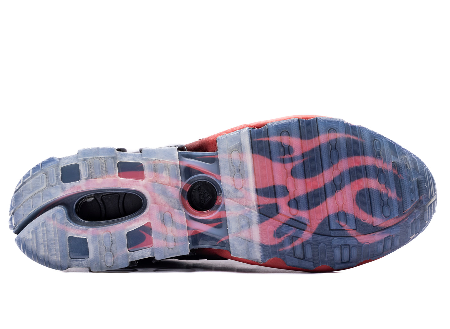 Adidas x Hellstar Megaride S2 in Cloud White / Bright Red / Core Black