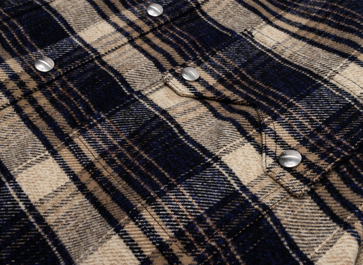 Rhude Flanell Langarm-Overshirt