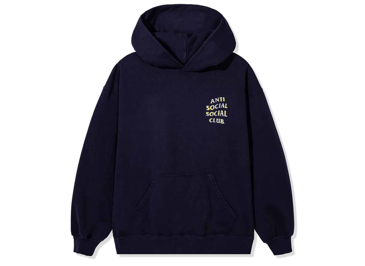 Sudadera con capucha desgastada Anti Social Social Club Mind Game en negro vintage