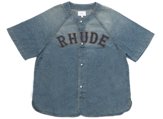 Camisa vaquera de béisbol Rhude