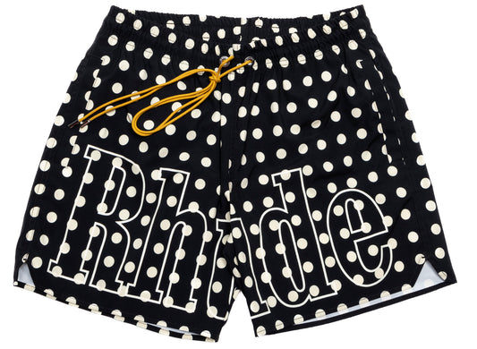 Bermudas de baño Rhude con lunares y logo