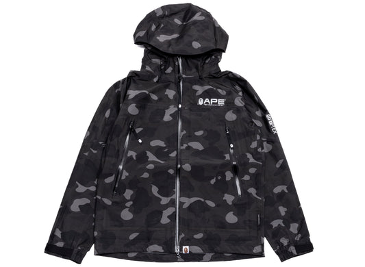Chaqueta de capa impermeable con estampado de camuflaje de colores Gore-Tex de A Bathing Ape