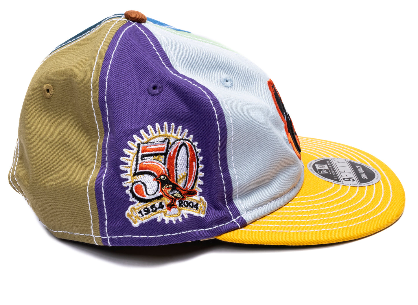 New Era x Sean Wotherspoon Baltimore Orioles Retro Crown 9Fifty Snapback Hat in Multi-Color