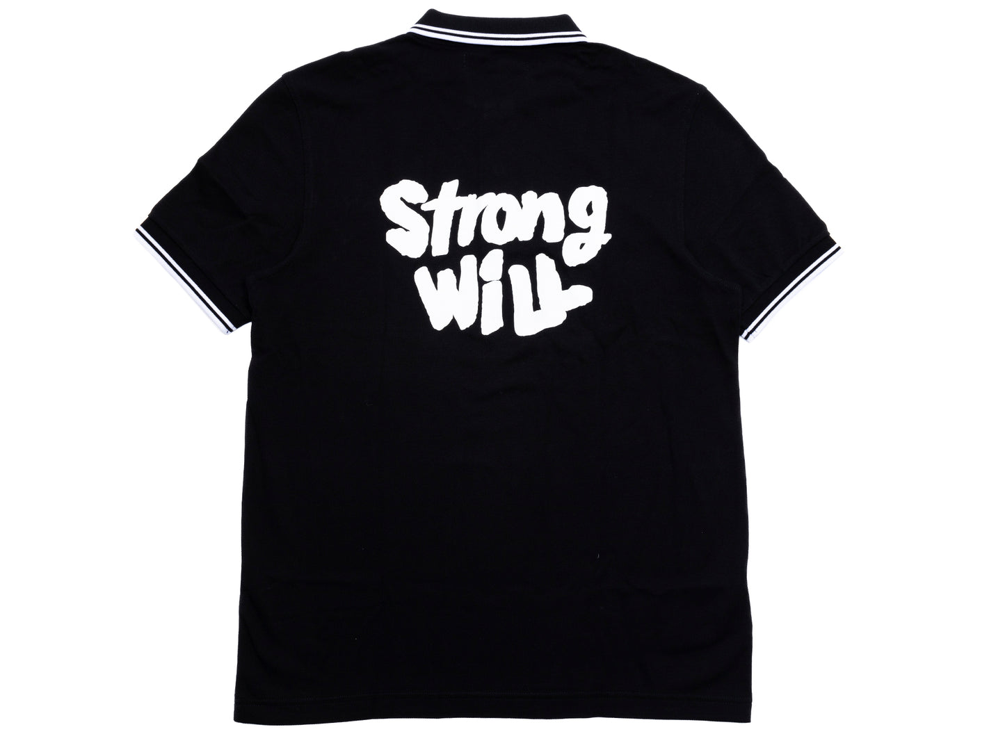 Comme des Garçons SHIRT x Fred Perry Strong Will Polo Shirt in Black