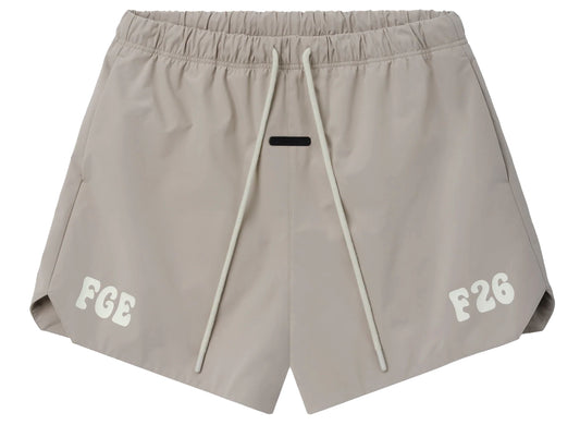Fear of God Essentials Gym Short in Seal, men's cotton shorts