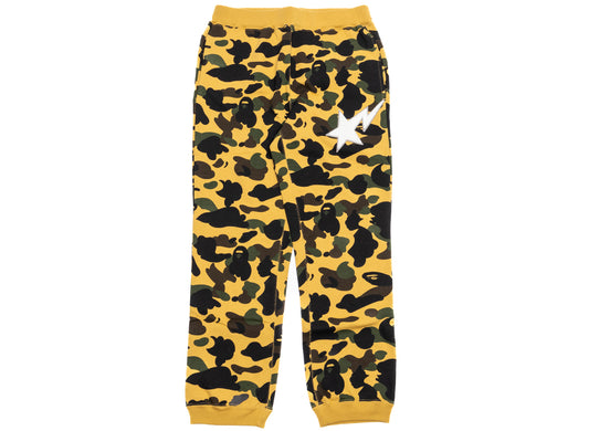Pantalones de chándal 1st Camo de A Bathing Ape en amarillo