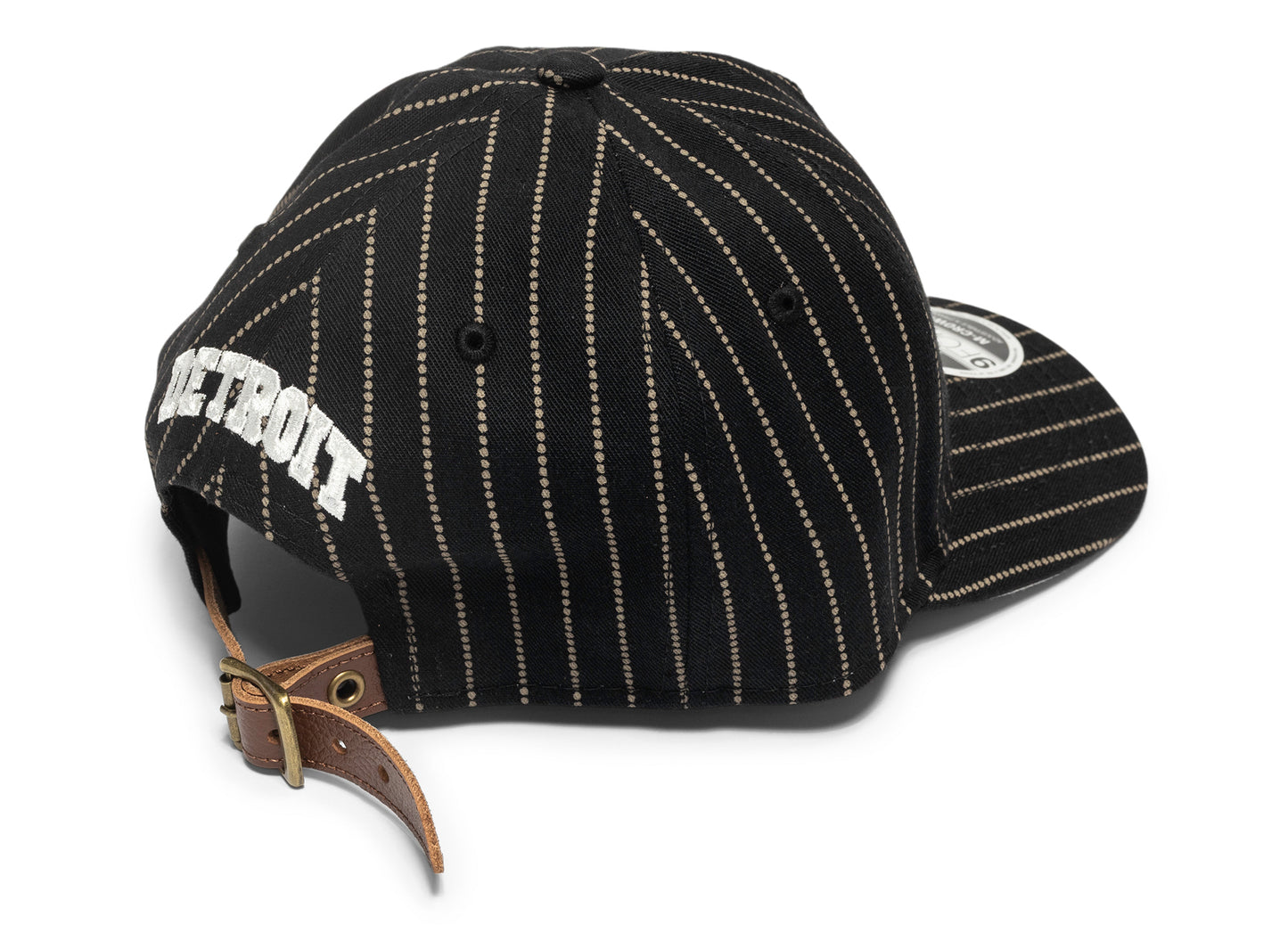 New Era Dotted Pinstripe Detroit Tigers Strapback Cap