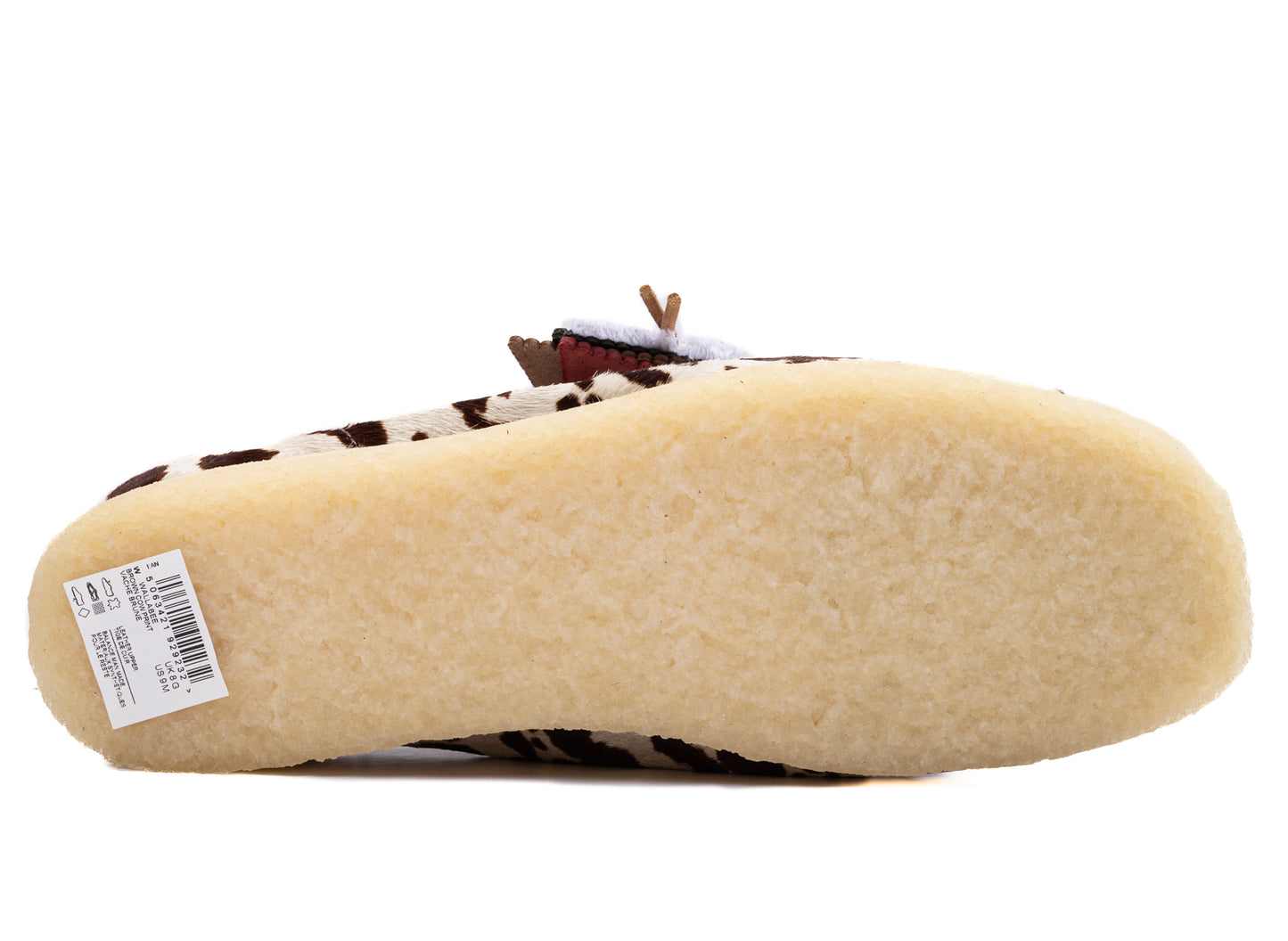 Clarks x Blanche Yu Wallabee in Brown Cow Print