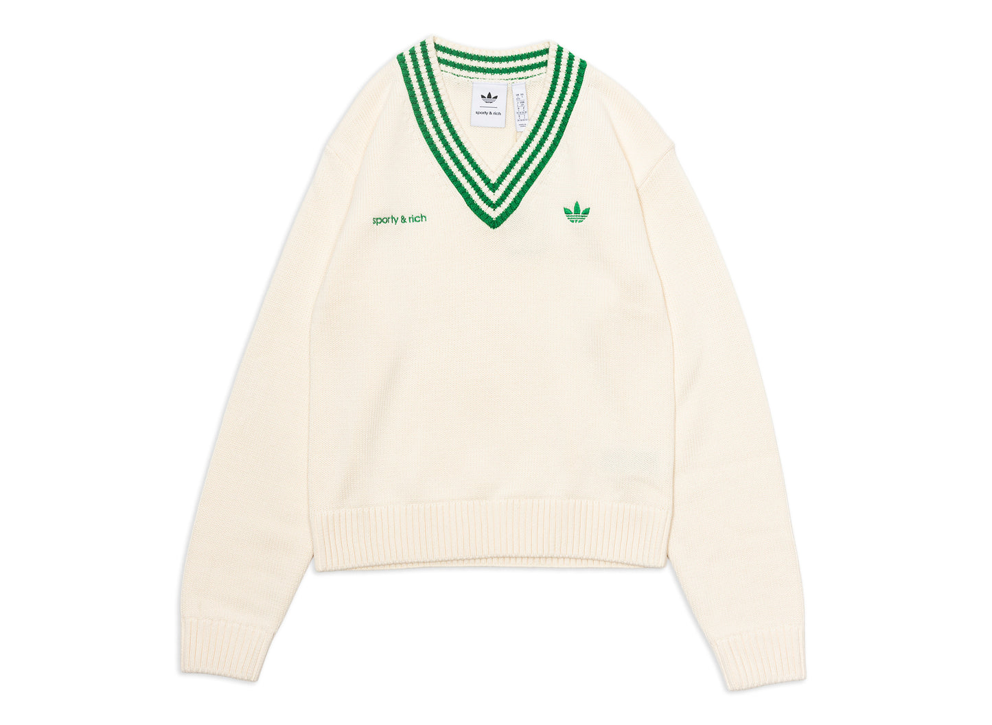 Damen Adidas x Sporty & Rich Pullover