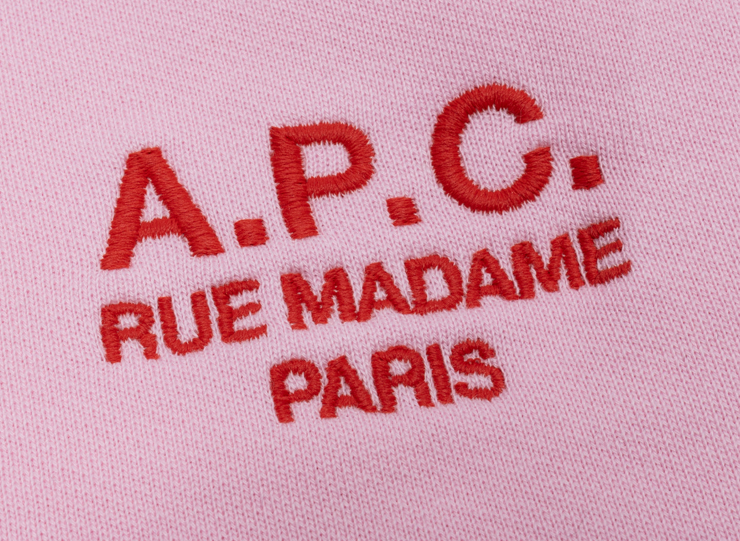 Sudadera A.P.C. Paris con cuello redondo