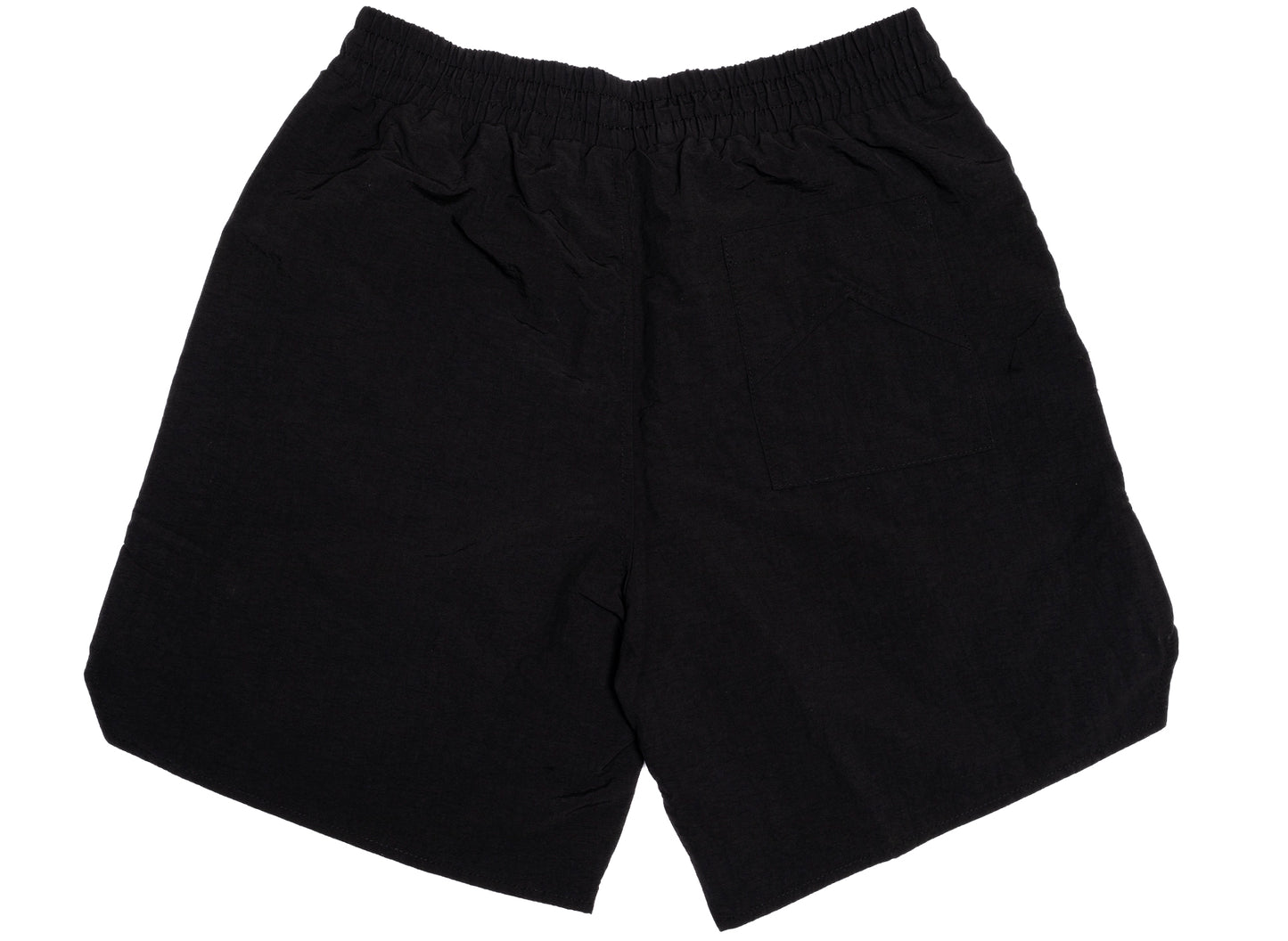 Rhude Logo Track Short in Black / Orange